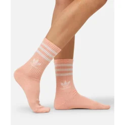 3 Stripe 3 Pack Crew Socks-adidas Originals Fashion