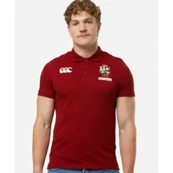 Adults British And Irish Lions Pique Polo-Canterbury Hot