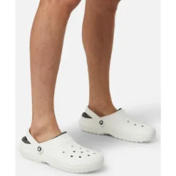 Adults Classic Fuzz Lined Clog-Crocs Discount
