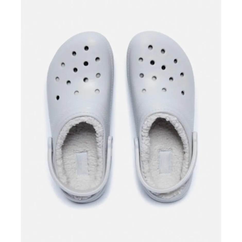 Adults Classic Fuzz Lined Clog-Crocs Clearance