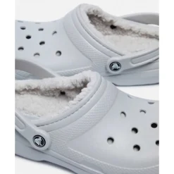 Adults Classic Fuzz Lined Clog-Crocs Clearance