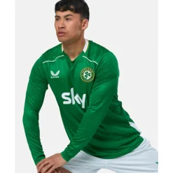 Adults Ireland Long Sleeve Home Jersey-Castore Sale
