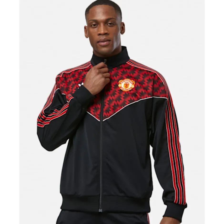 Adults Manchester United Track Jacket-adidas Discount