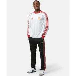 Adults Manchester United Long Sleeve Away Jersey 91-adidas Fashion