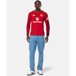 Adults Manchester United 25/26 Home Jersey Long Sleeve-adidas Discount