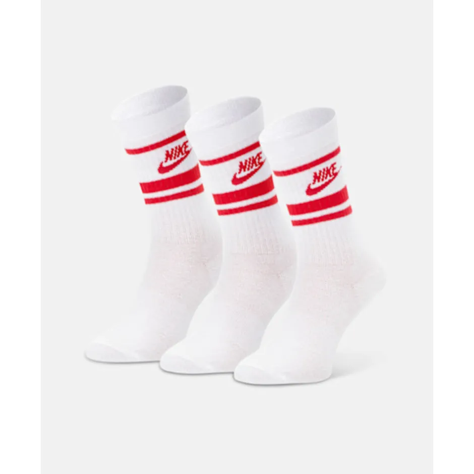 Essentials 3 Pack Crew Socks-Nike Fashion