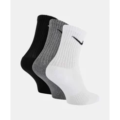 Everyday 3 Pack Dri-FIT Cushion Crew Socks-Nike Fashion