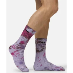 Everyday Plus 2 Pack Dye Crew Socks-Nike Fashion