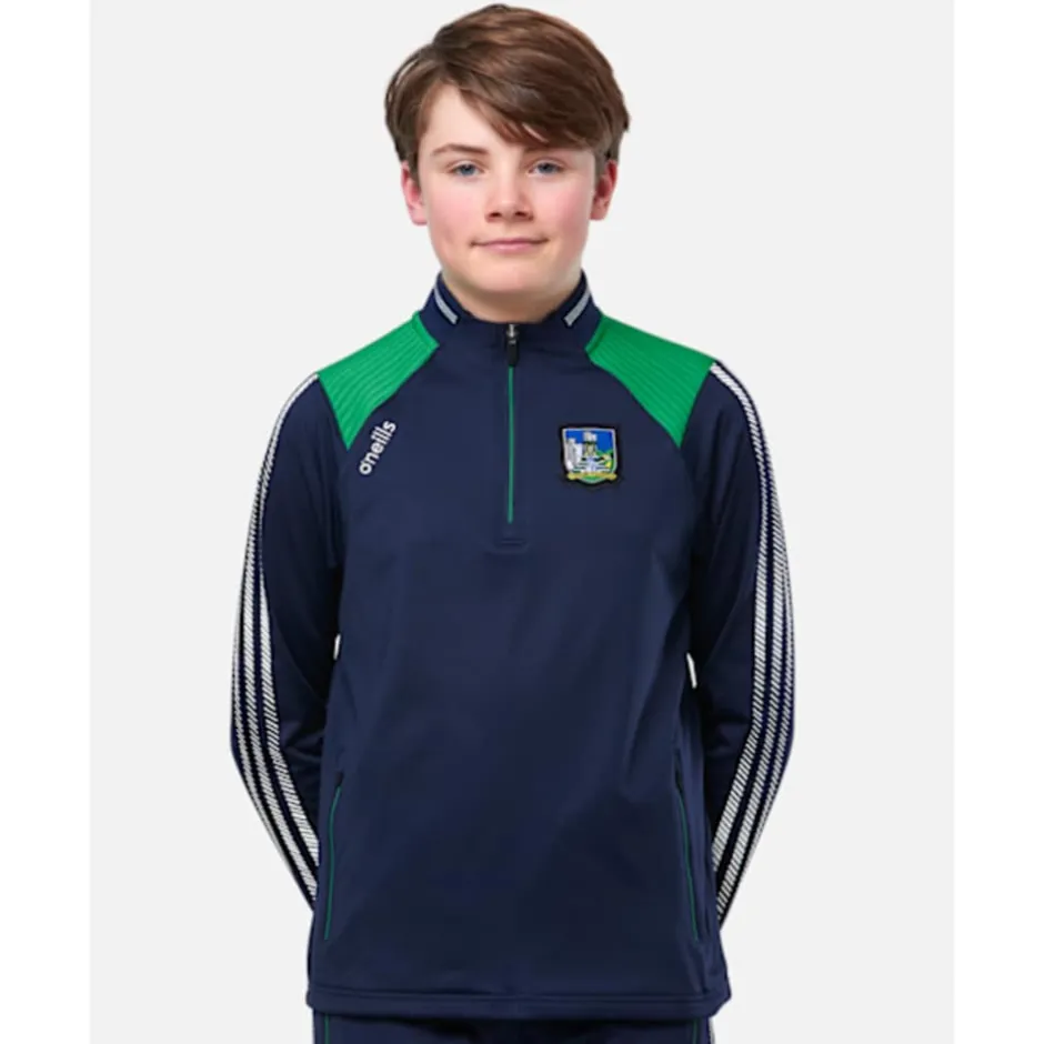Kids Limerick Dynamo Brushed Half Zip Top-O'Neills Clearance