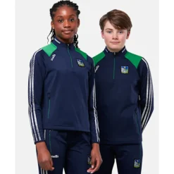 Kids Limerick Dynamo Brushed Half Zip Top-O'Neills Clearance
