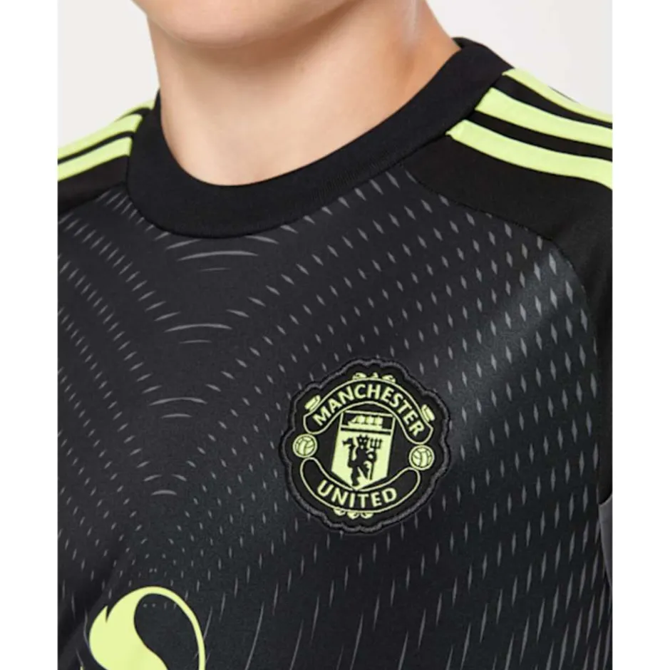 Kids Manchester United 25/26 Goalkeeper Jersey-adidas New