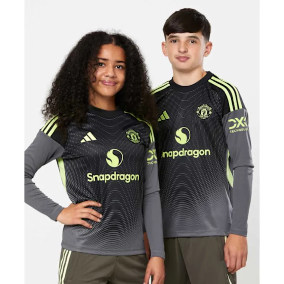 Kids Manchester United 25/26 Goalkeeper Jersey-adidas New