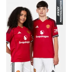 Kids Manchester United 25/26 Home Jersey-adidas Best