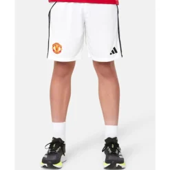 Kids Manchester United 25/26 Home Shorts-adidas Clearance