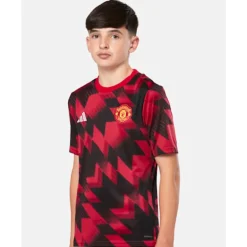 Kids Manchester United Pre Match T-Shirt-adidas Fashion