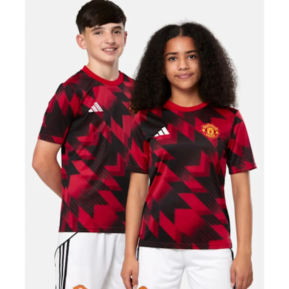 Kids Manchester United Pre Match T-Shirt-adidas Fashion