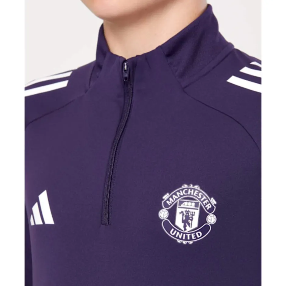 Kids Manchester United Training Half Zip Top-adidas Clearance