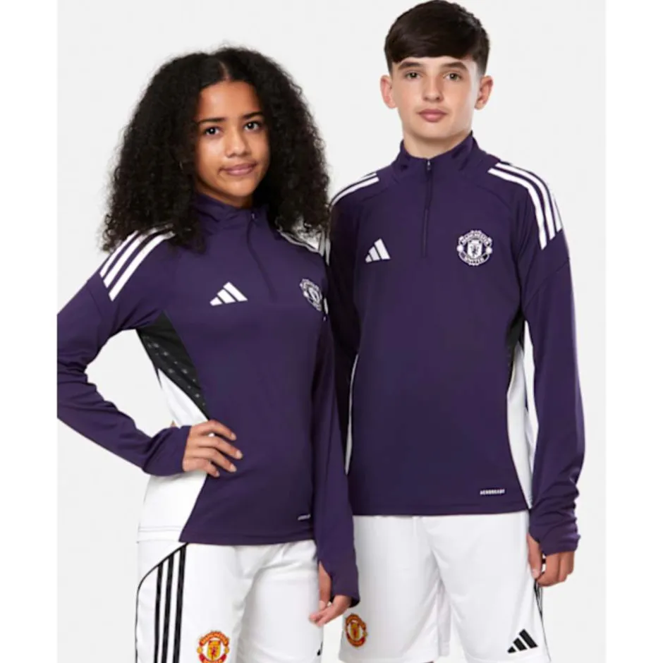 Kids Manchester United Training Half Zip Top-adidas Clearance