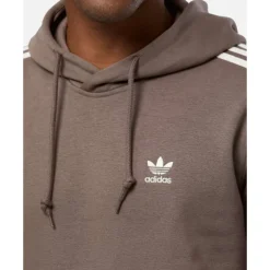 Mens 3 Stripe Hoodie-adidas Originals Discount