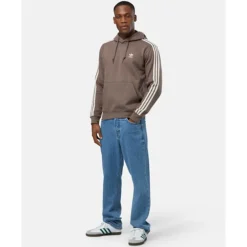 Mens 3 Stripe Hoodie-adidas Originals Discount