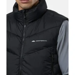 Mens Blanc Puffer Gilet-Monterrain Fashion