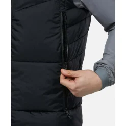 Mens Blanc Puffer Gilet-Monterrain Fashion