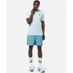 Mens Club Stripe T-Shirt-Nike Fashion