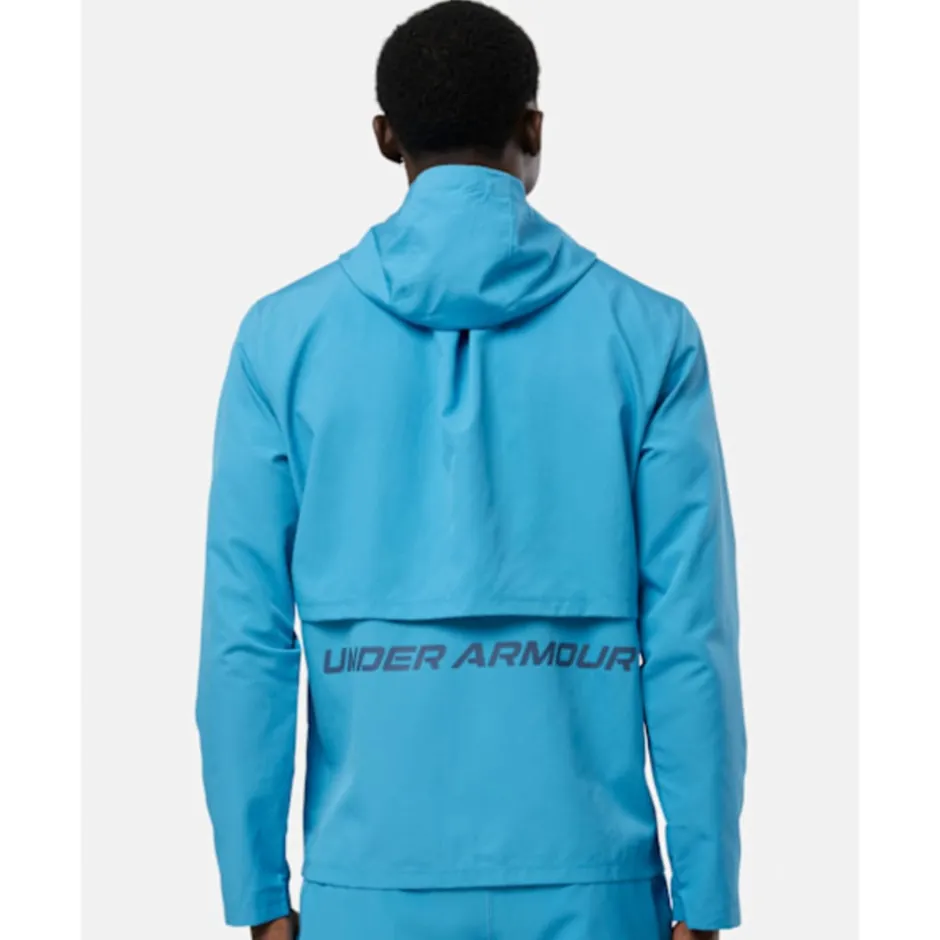 Mens Launch Run Hooded Jacket-Under Armour Clearance