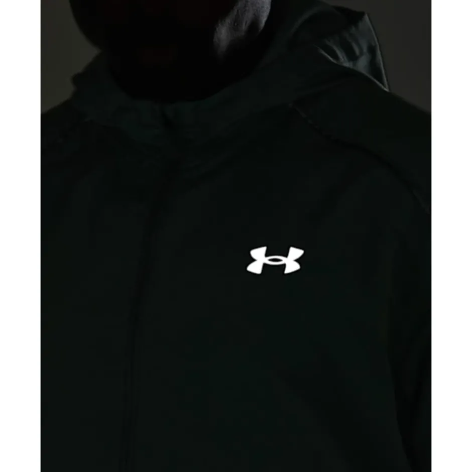 Mens Launch Run Hooded Jacket-Under Armour Discount