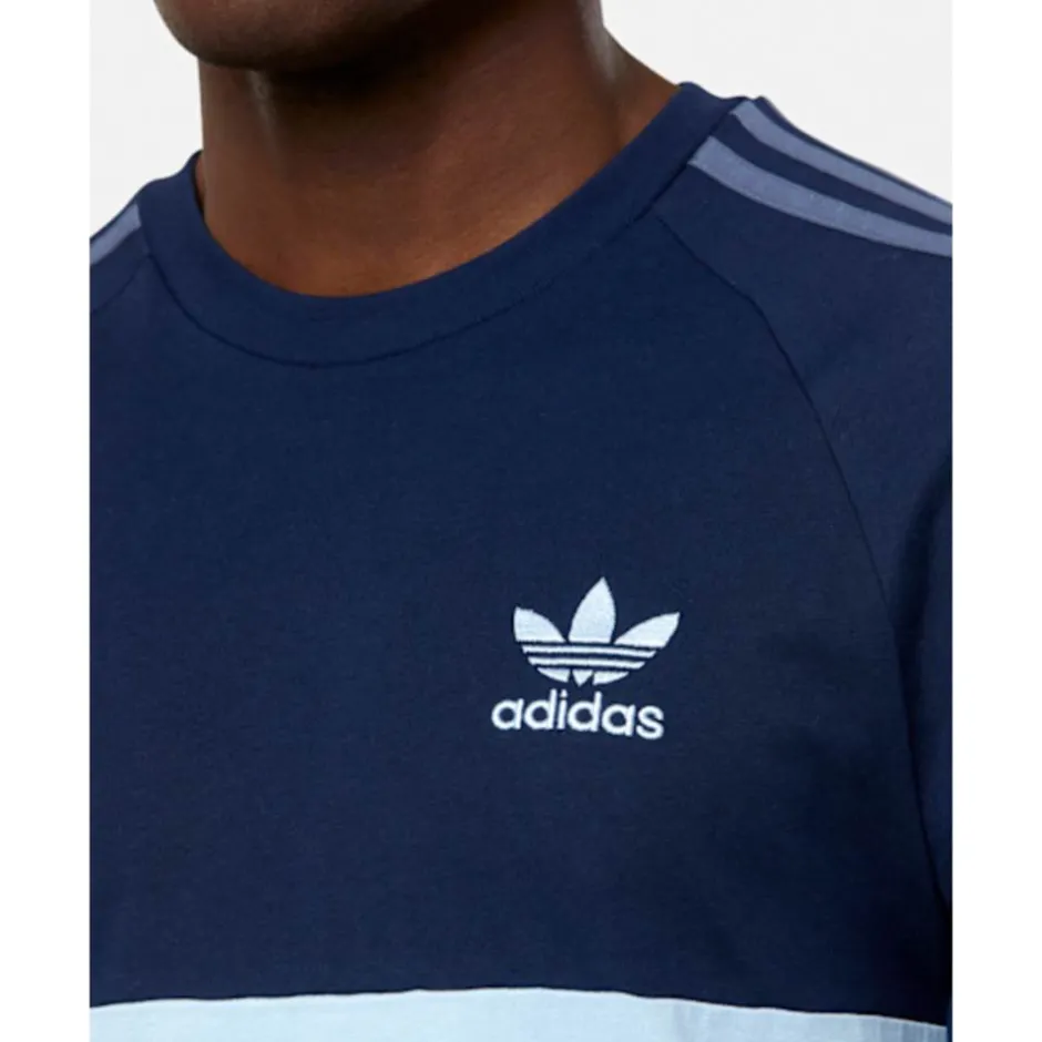 Mens Logo Panel T-Shirt-adidas Originals Fashion