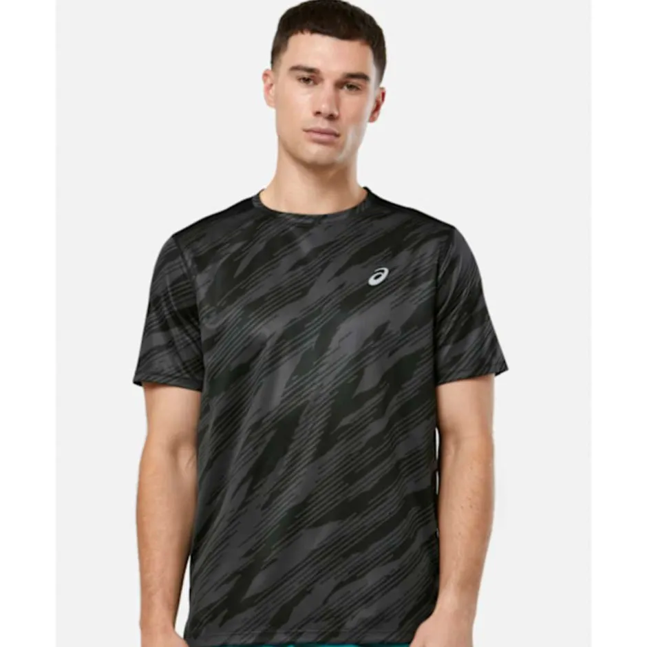 Mens Print Run T-Shirt-Asics Best