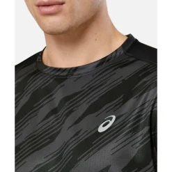 Mens Print Run T-Shirt-Asics Best