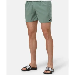 Mens Solid Swim Shorts-adidas Clearance