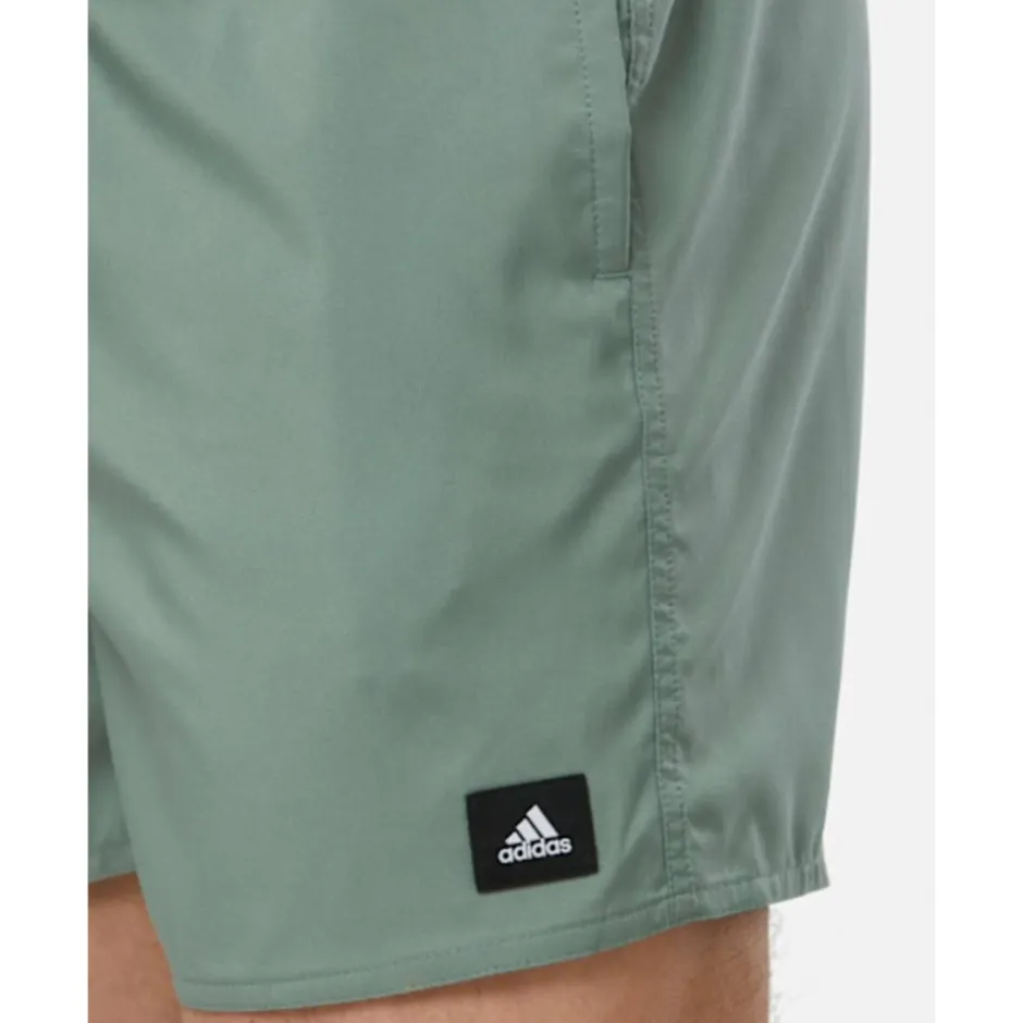 Mens Solid Swim Shorts-adidas Clearance