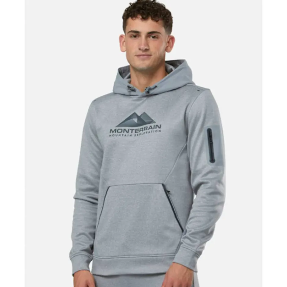 Mens Speed 2.0 Poly Fleece Hoodie-Monterrain Fashion