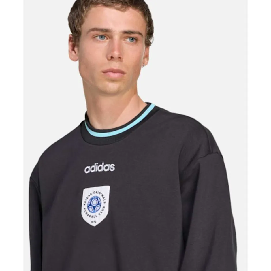 Mens Sport Badge Crew Sweatshirt-adidas Originals Best