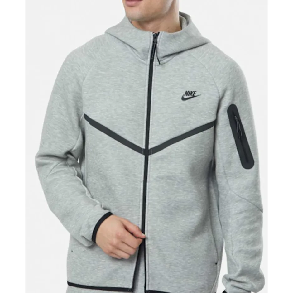 Mens Tech Fleece Full Zip Hoodie-Nike Outlet