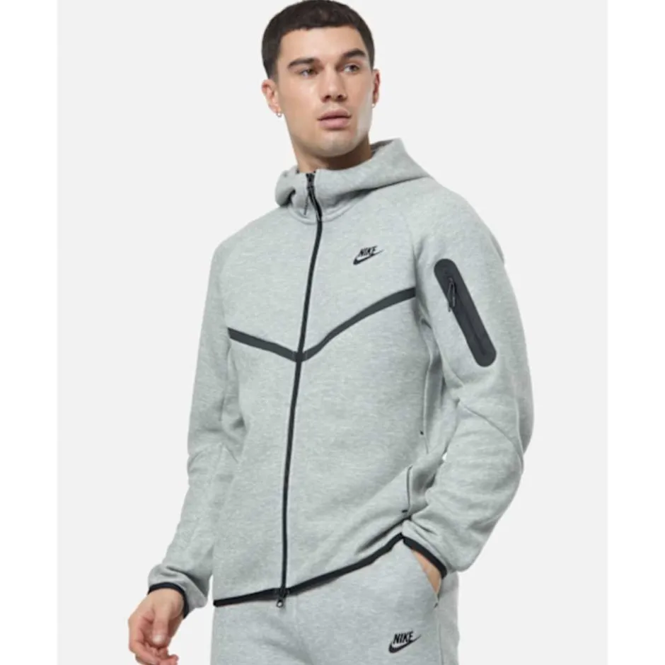 Mens Tech Fleece Full Zip Hoodie-Nike Outlet