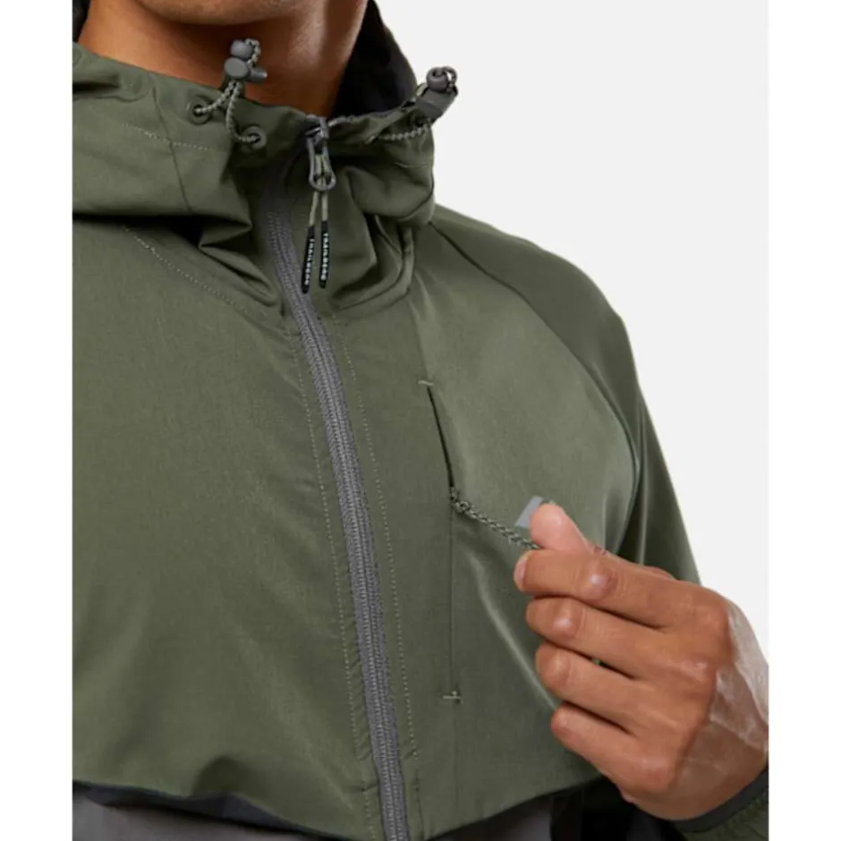 Mens Tricolour Woven Hood-Trailberg Hot