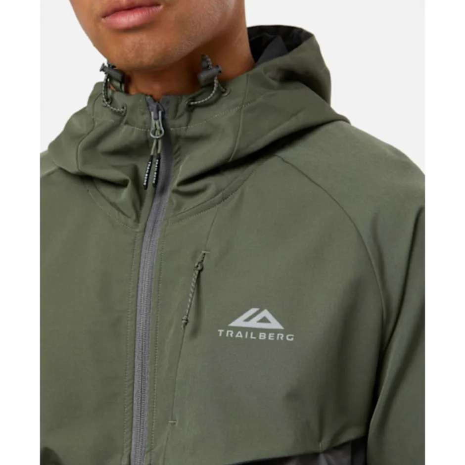 Mens Tricolour Woven Hood-Trailberg Hot