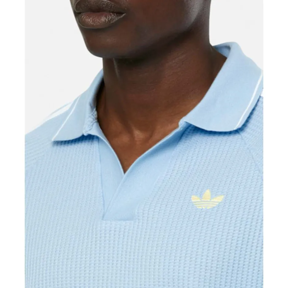 Mens Waffle Polo T-Shirt-adidas Originals Best