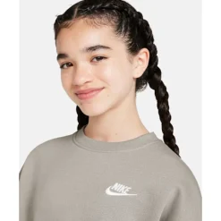 Older Kids Club Fleece Crew Neck Sweatshirt-Nike Clearance