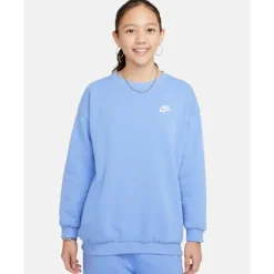 Older Kids Club Fleece Oversized Crew Neck Sweatshirt-Nike Best