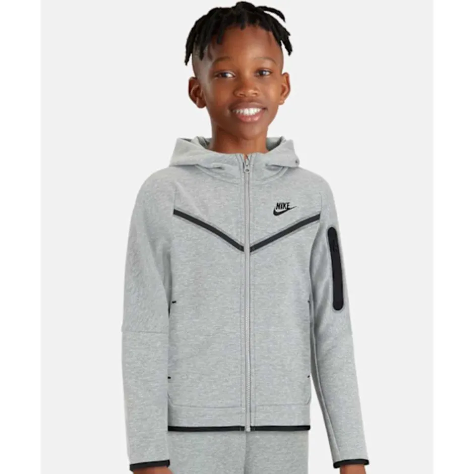 Older Kids Full Zip Tech Fleece Hoodie-Nike New