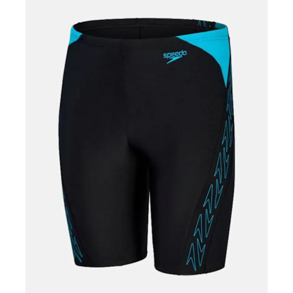 Older Kids Hyperboom Splice Jammer Swim Shorts-Speedo New