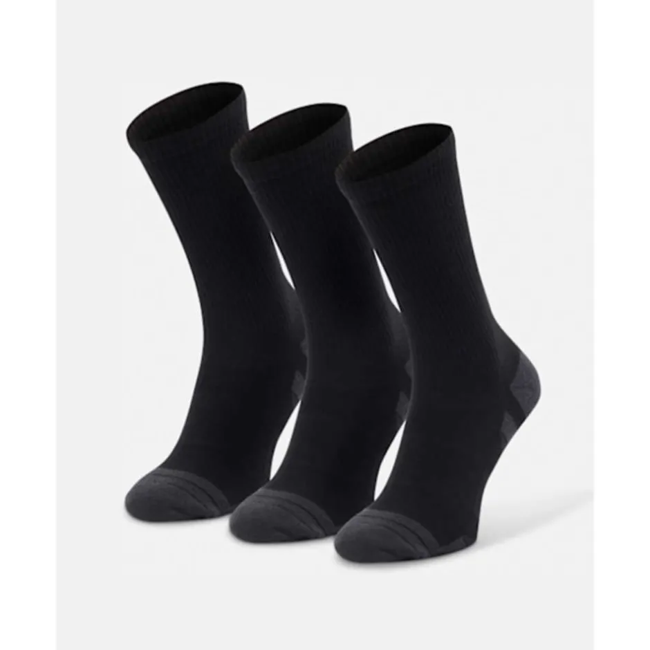 Tech 3 Pack Crew Socks-Under Armour Fashion