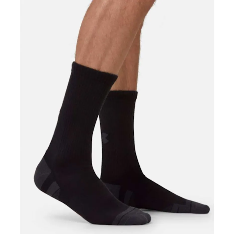 Tech 3 Pack Crew Socks-Under Armour Fashion