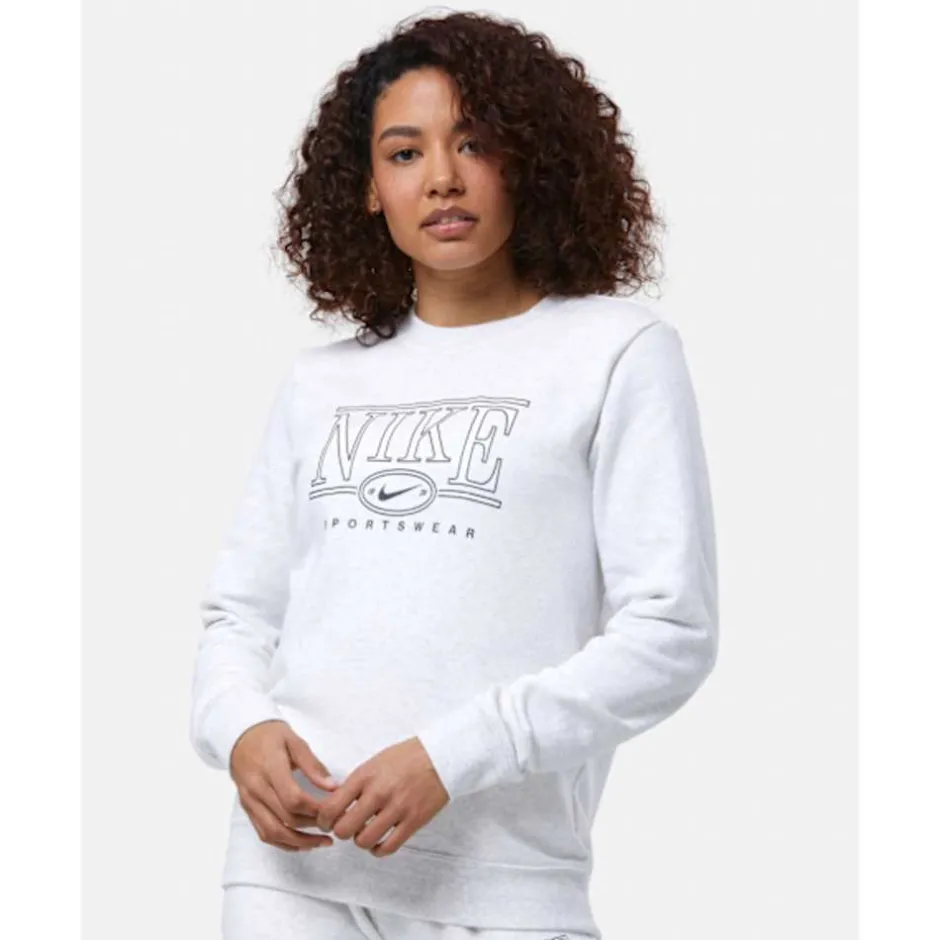 Womens Club Crew Neck Sweatshirt-Nike Outlet