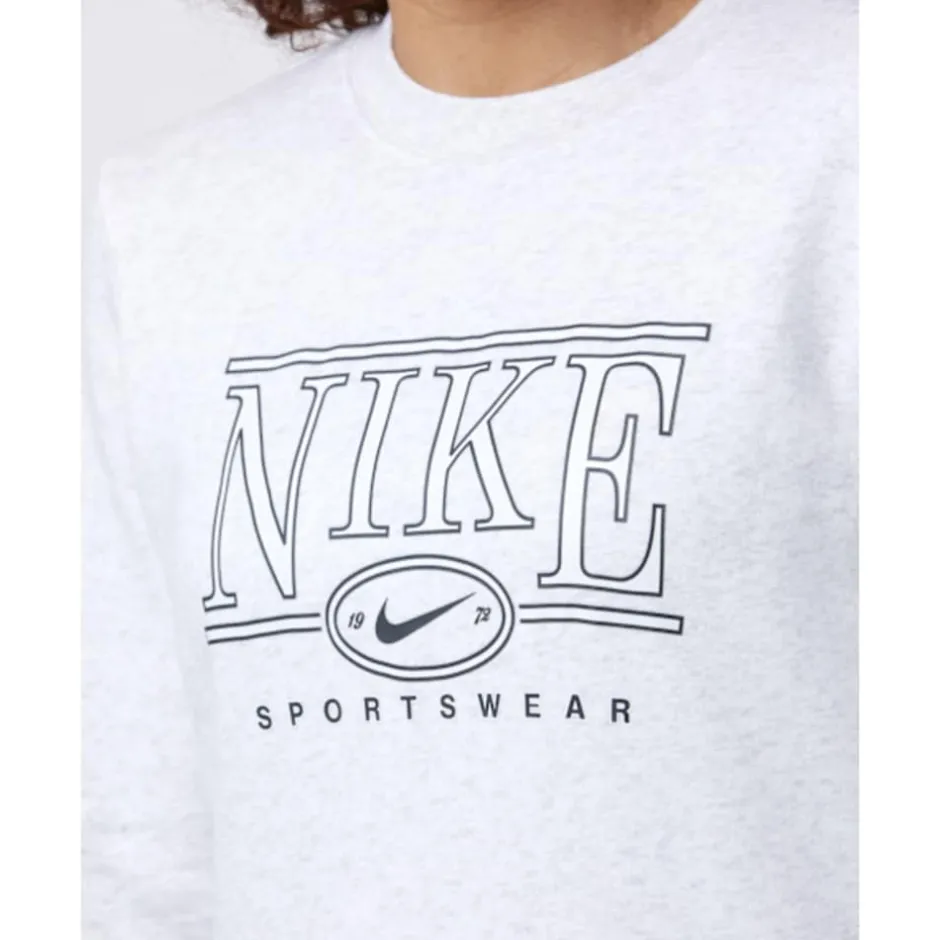 Womens Club Crew Neck Sweatshirt-Nike Outlet