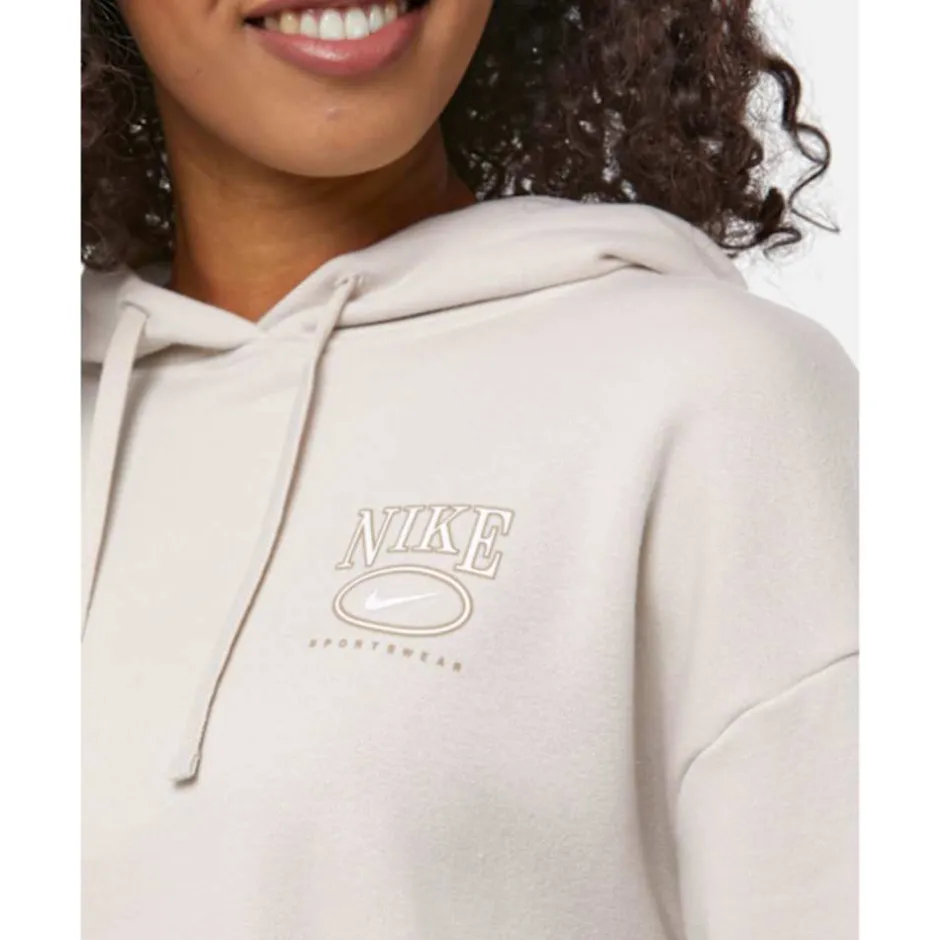 Womens Club Fleece Cropped Hoodie-Nike Hot